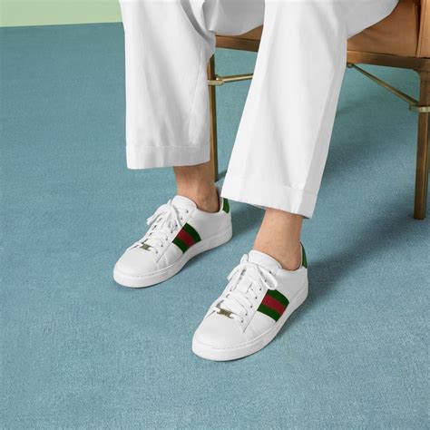 gucci ace sneakers celebrity|Gucci ace sneakers on sale.